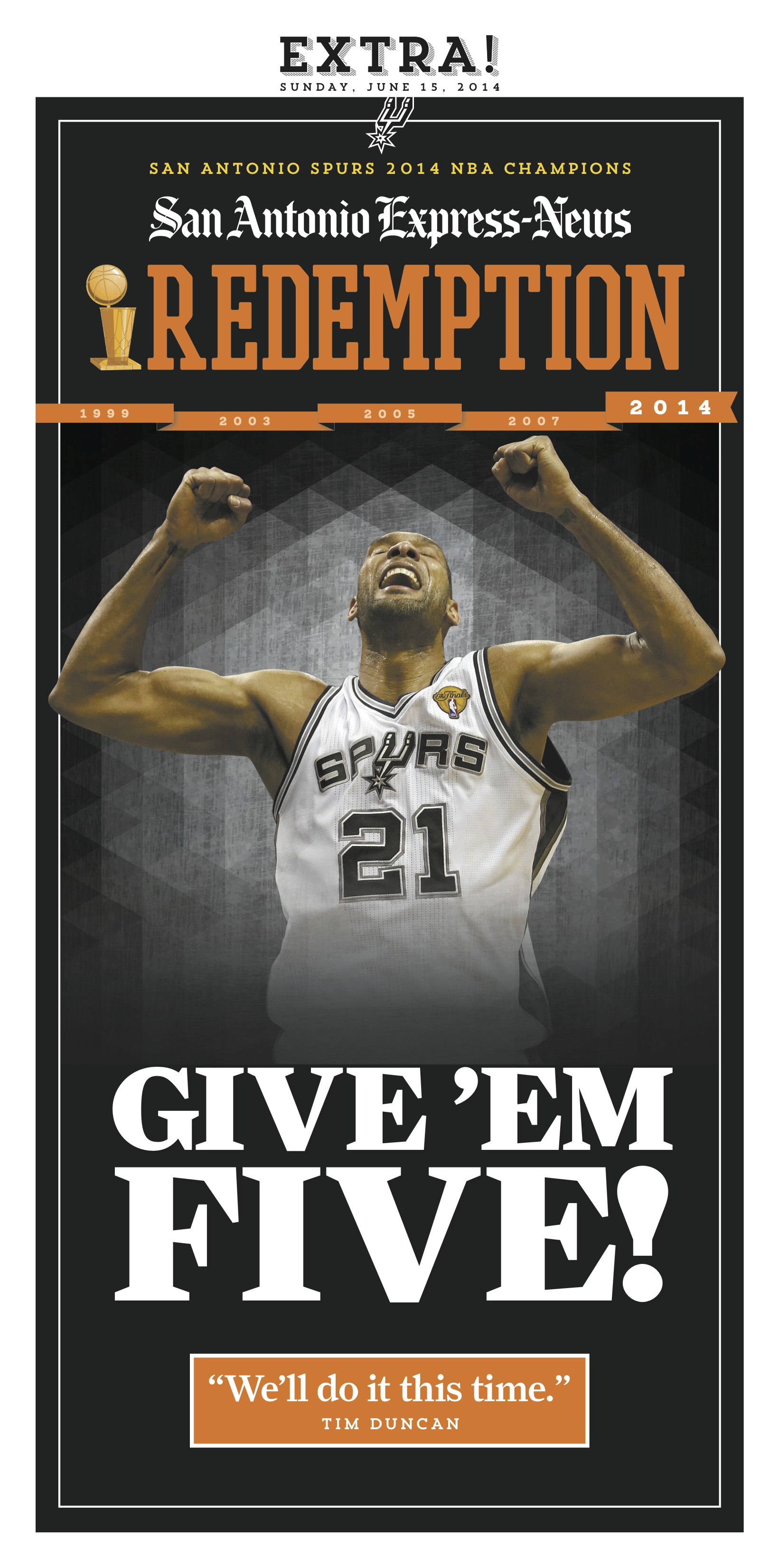 San Antonio Spurs win 5th NBA crown - CBS News