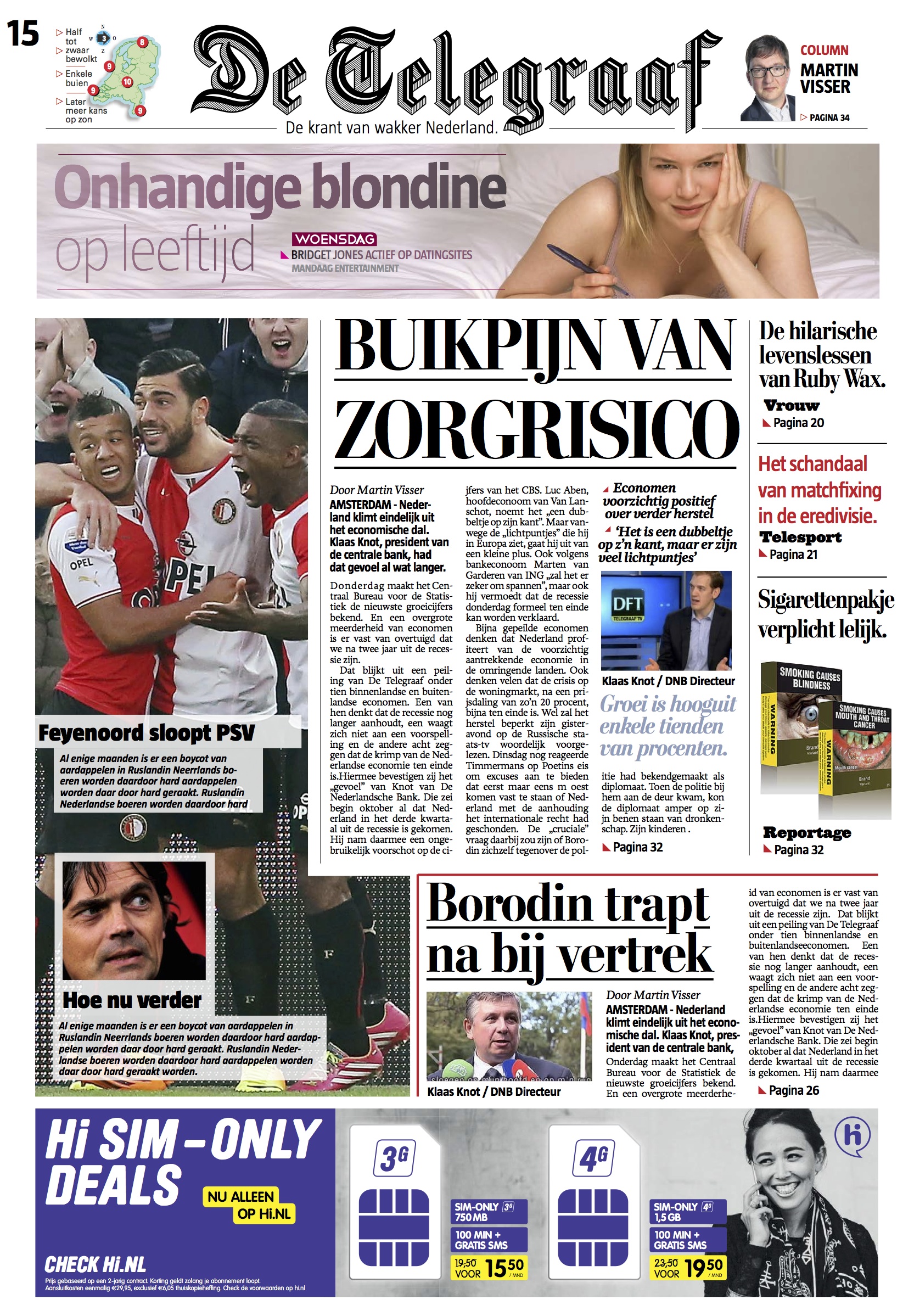 De Telegraaf: it's a new tabloid look where legacy meets the future | García Media