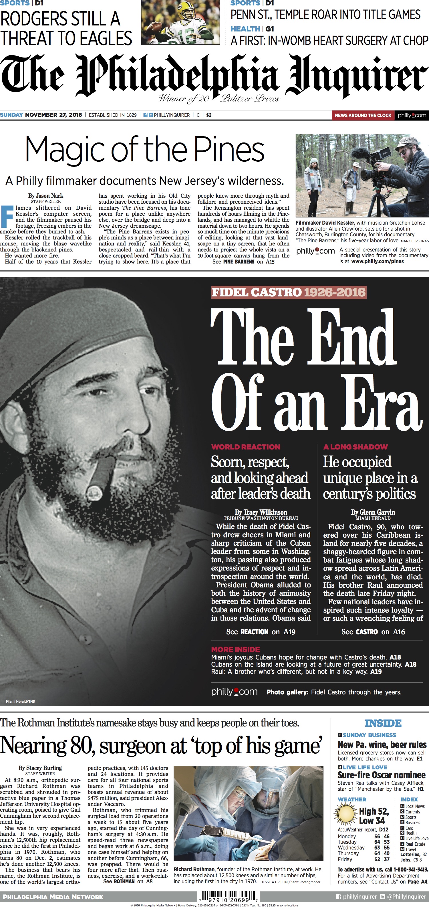 The death of Fidel Castro (6 letters) – The Denver Post