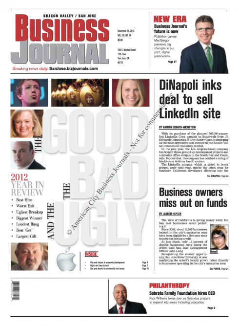 A New Start For The Silicon Valley Business Journal In 2013 García Media
